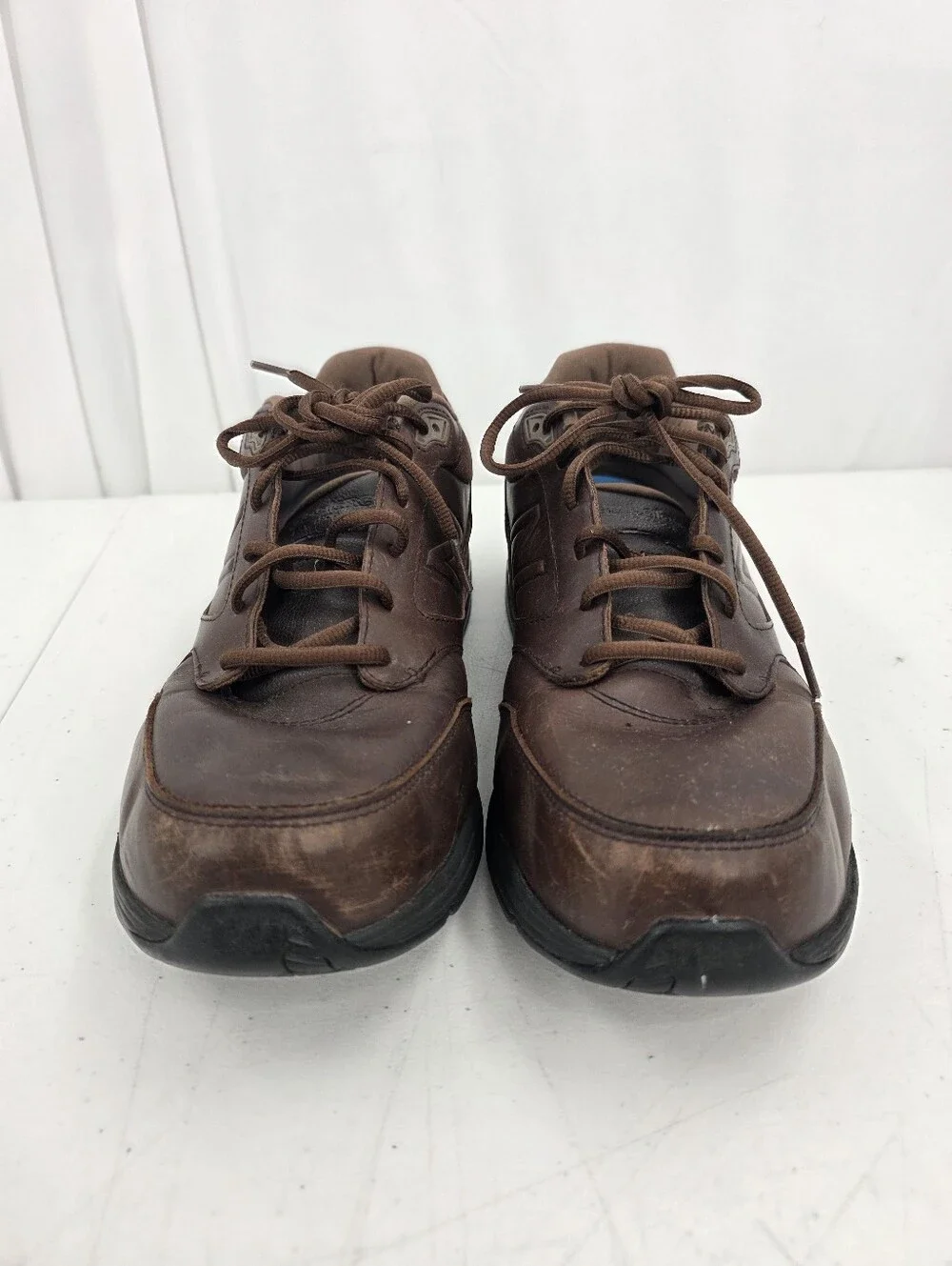 New Balance 928v3 Brown Leather Walking Shoes Men's Size 11 2E Wide MW928BR3.